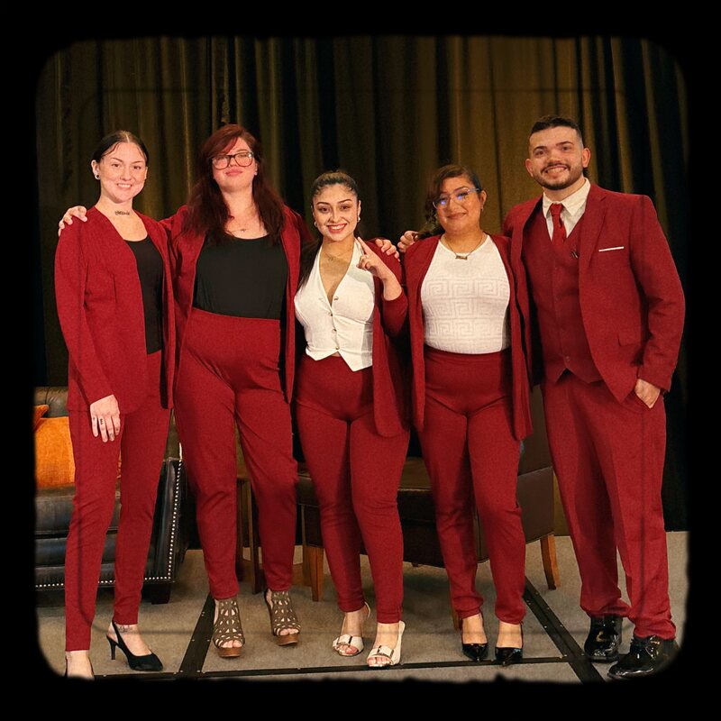 The Acv Legado Inc sales team together in coordinated attire